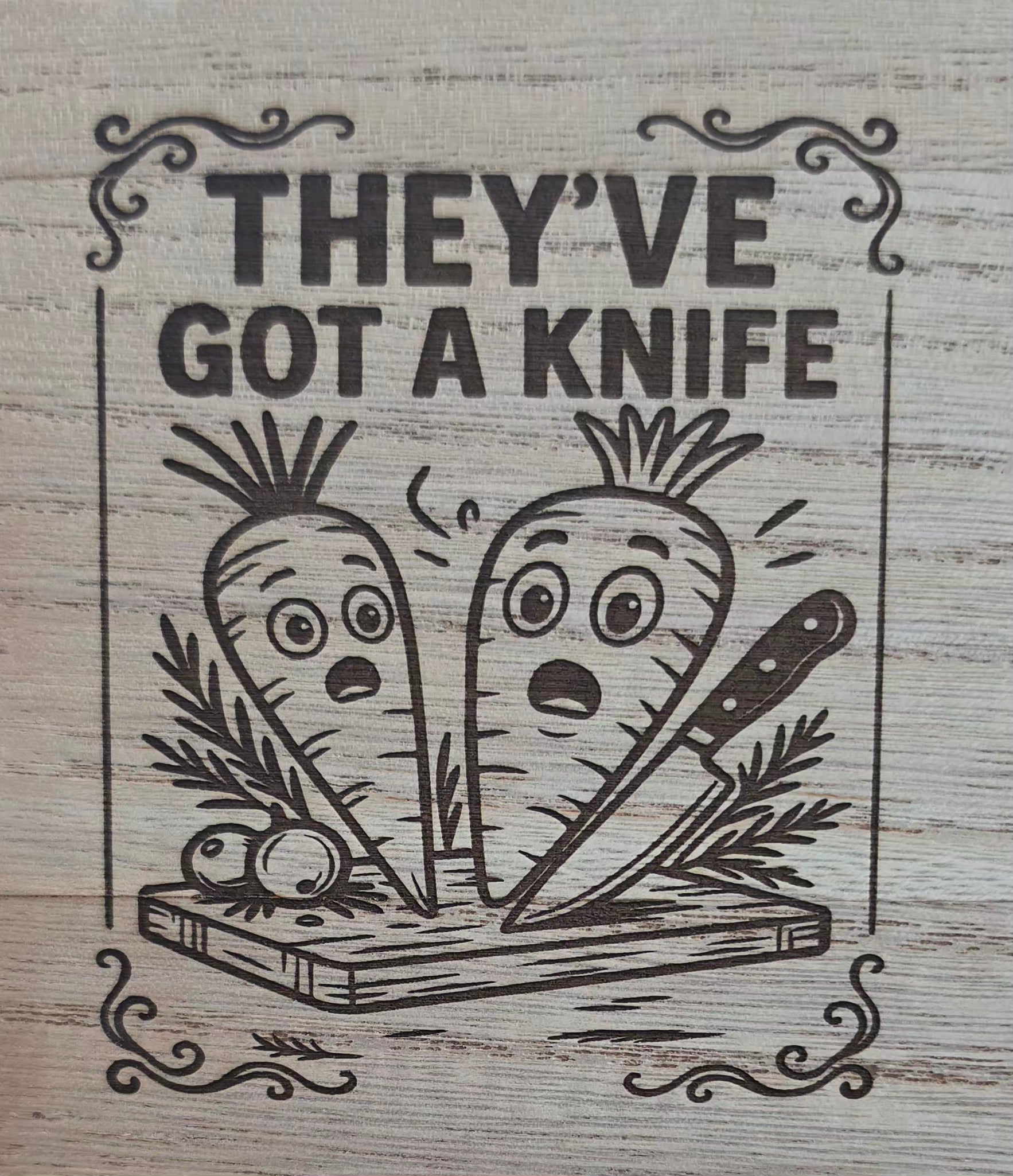 Dark Bamboo Cutting Boards (set of 3) Customizable