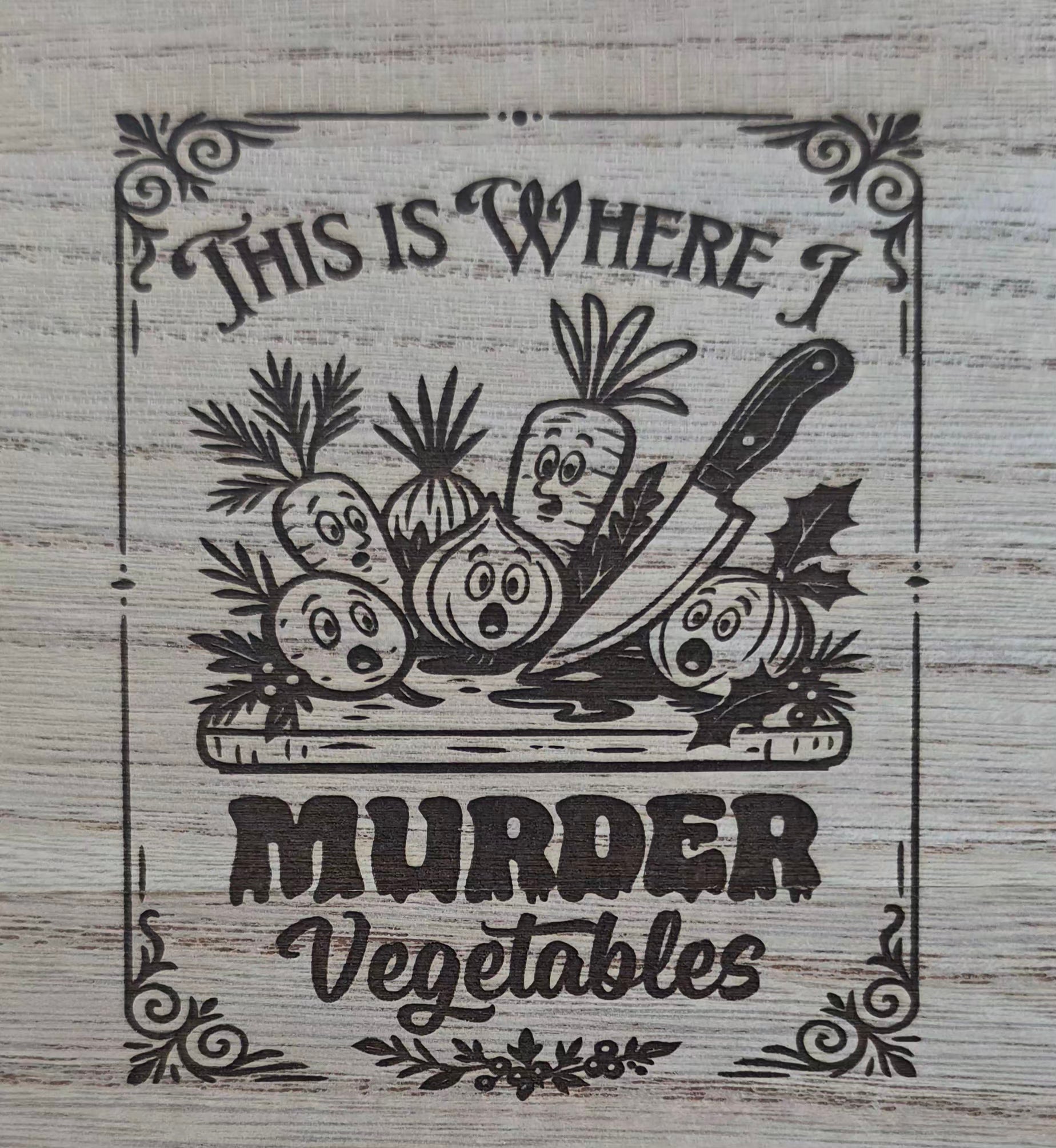 Dark Bamboo Cutting Boards (set of 3) Customizable