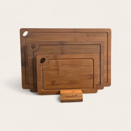 Dark Bamboo Cutting Boards (set of 3) Customizable