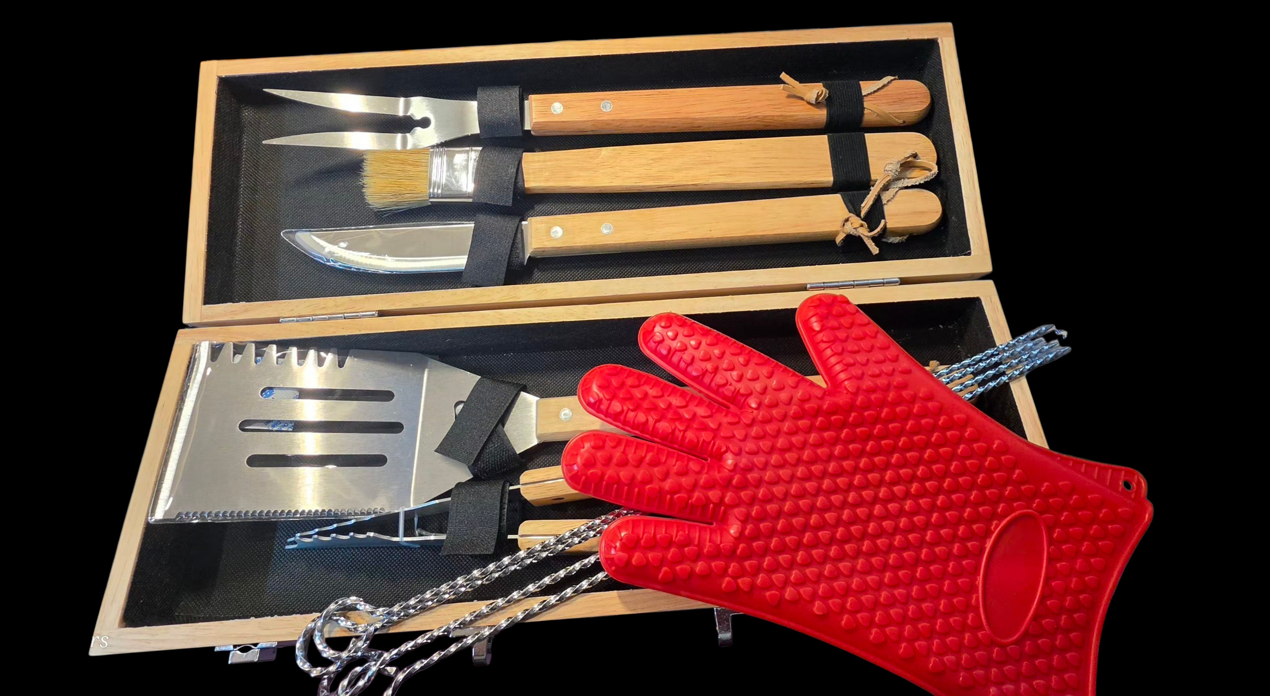 BBQ Grill Utensil Set (personalized engraving)