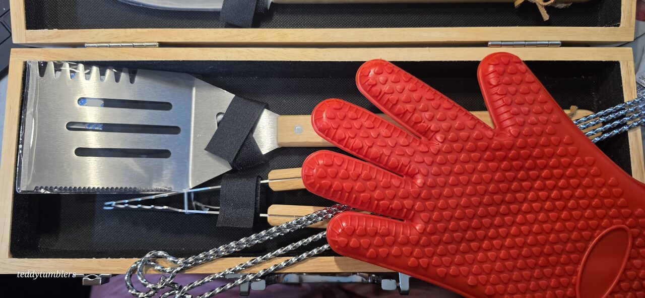 BBQ Grill Utensil Set (personalized engraving)